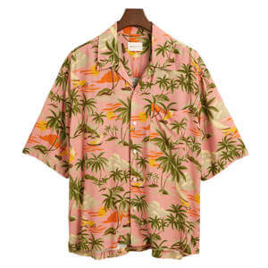 GANT Relaxed Fit Hawaiian Print Shirt